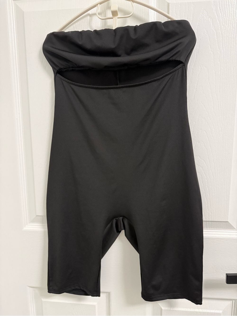 Black Strapless cutout Jumpsuit shorts Romper